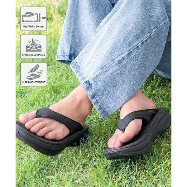 《JaVaジャバコラボ》足が喜ぶ極上のリカバリー体験。柔らかクッション+4cm厚底リカバリーサンダル