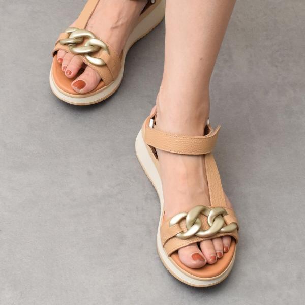 Oh my Sandals◆メタルチェーンベルクロサンダル