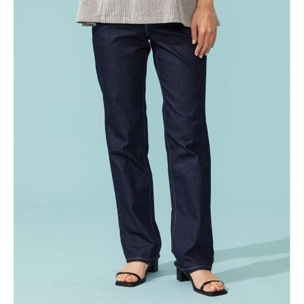 EDWIN LADIES インターナショナルベーシック COOL 股上深め 脚まわりゆったりストレー
