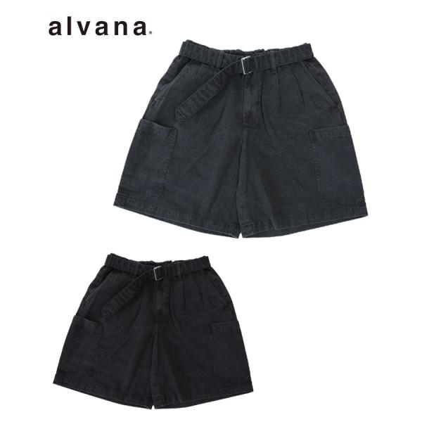 BLACK TWILL CARGO SHORTS / 2カラー [ALV-90174]
