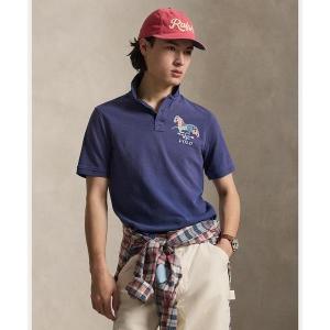 クラシック フィット ホースアップリケド ポロシャツ