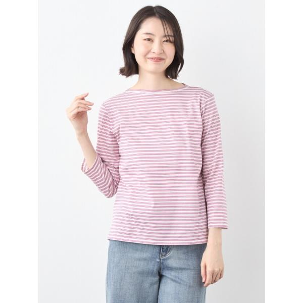 シルケットボーダーTシャツ