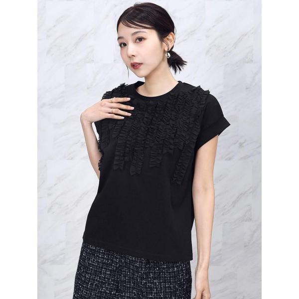 レイヤーフリルTシャツ