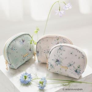 ◆【日比谷花壇コラボ】フラワーシェルポーチ