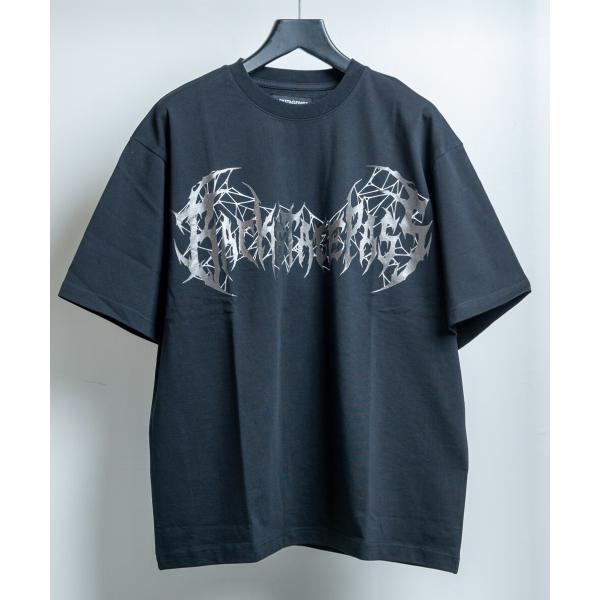 SPIDER WEB(スパイダーウェブ)ビッグシルエット クルーネック プリント Tシャツ