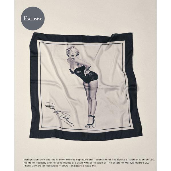 『別注』MARILYNMONROE×SENSE OF PLACE　プリントスカーフ