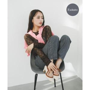 『別注』AJUGA.×RODE SKO　『MADE IN JAPAN』チャンキーヒールリボンパンプス