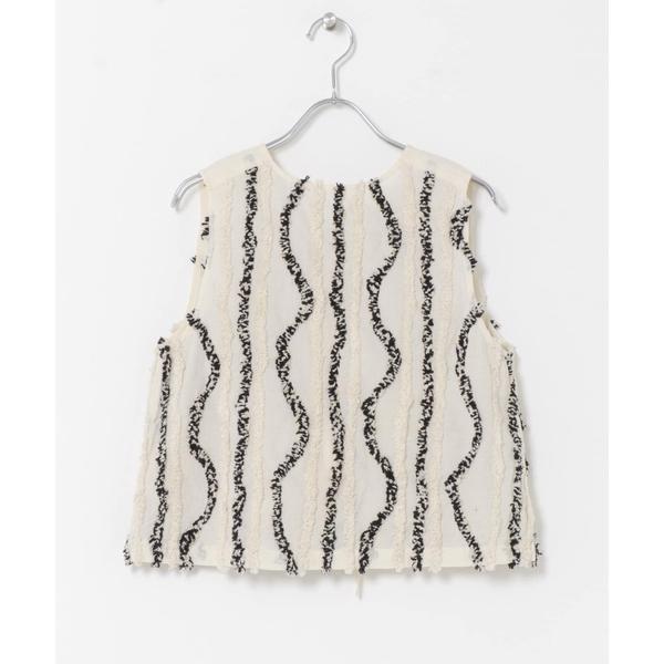 ARCHI　FUZZ JQ SLEEVE-LESS TOP