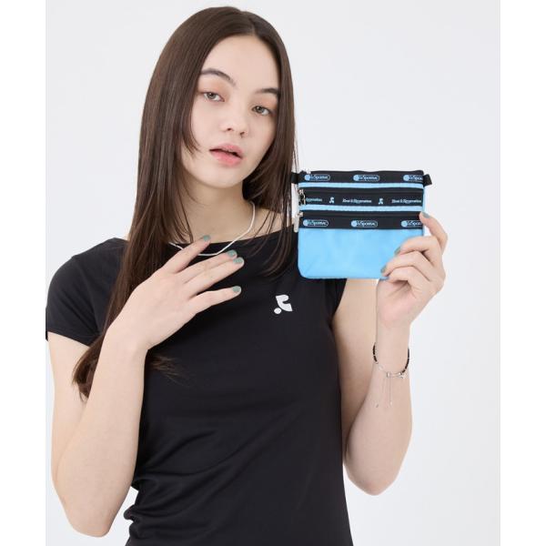 【LeSportsac×Rest ＆ Recreation】3ジップポーチ コスメブルー