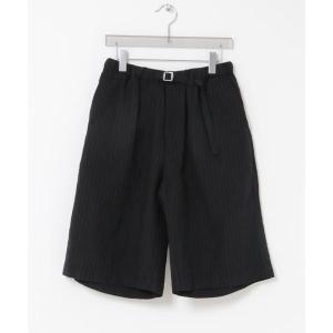 new basic　WOOL LINEN SHORT PANTS