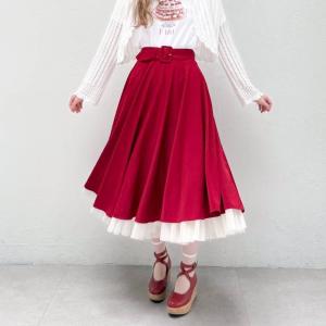 パニエサーキュラースカート 洗える/美シルエットの商品画像