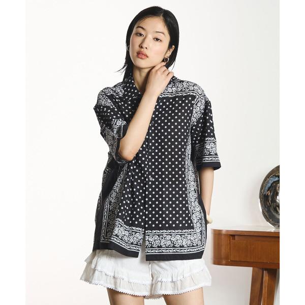 INDIA IS BEAUTIFUL ＆ RB Short-Sleeve Printed Shirt