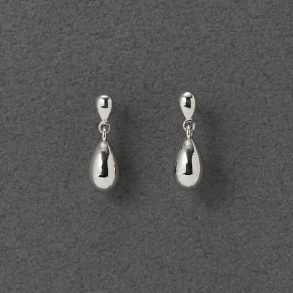 【金属アレルギー対応】スイングドロップピアス　シルバー/ニッケルフリー