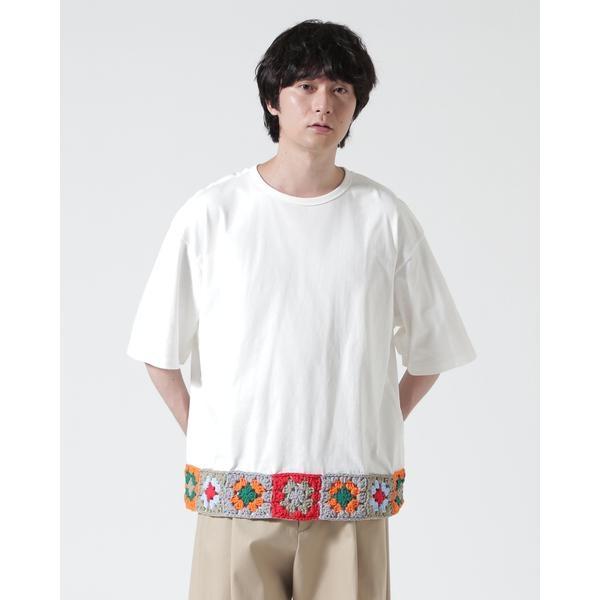 DISCOVERED（ディスカバード）別注HEM CROCHET TEE