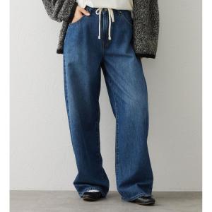 EDWIN LADIES ライトオンス バレルパンツ/ワイドデニムパンツ