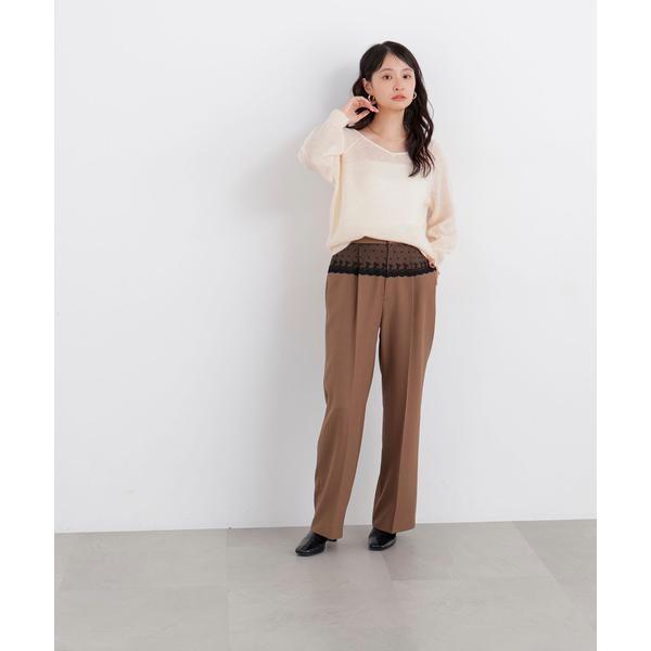 〈N.〉ウエストレースドッキングパンツ
