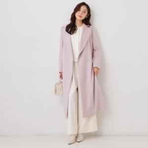 【カシミヤ100％】ロングガウンコート