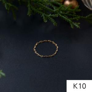 NOIR DE POUPEE（ノワールドプーペ） 指輪 リング K10 カットボール