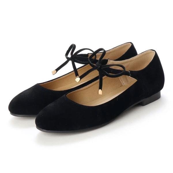 【ＳＳ〜ＬＬＬ】★レースリボンフラットバレーパンプス★5539