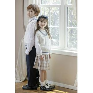 Vネックベーシックニットベストの詳細画像5