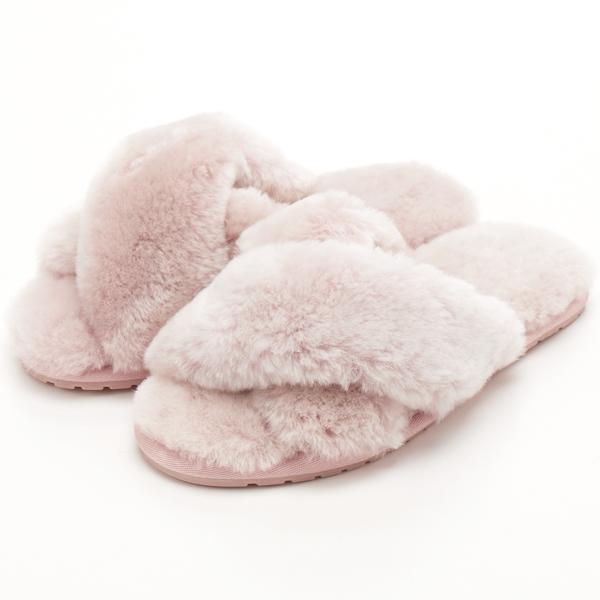 【EMU】エミュ/Mayberry Frost　リアルファーサンダル　スリッパ