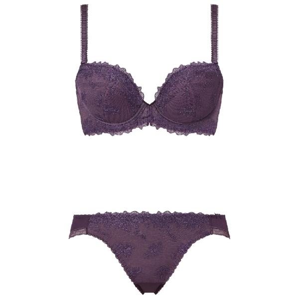 AMOSTYLEステッチ 1184 チャーミングラマー ブラ＆ショーツセット A-Dカップ
