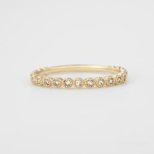 agete（アガット） 指輪 リング K5アンバーピンキーリング レディース