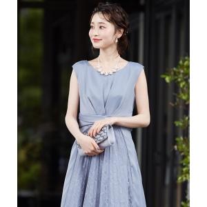 ERADIE（エラディエ） ワンピース Shoulder Ribbon Satin Drape one