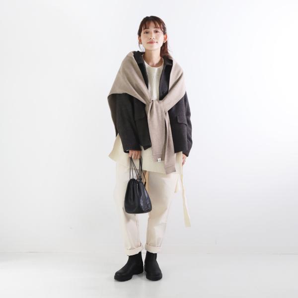 袖付きケープマフラー