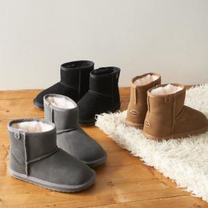 EMU エミュ キッズ ムートンブーツ ネイビー 18-21cm）子供 靴 Wallaby