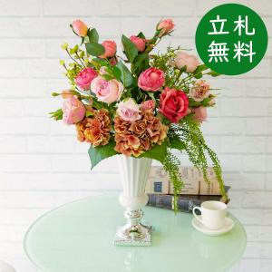 造花アレンジメント 高さ50cm / フラワー アレンジ 開店祝い 祝い花