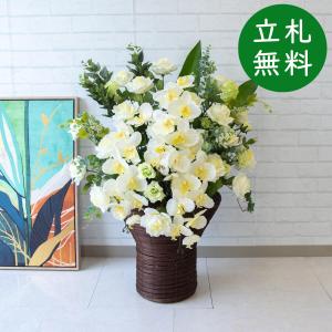 造花アレンジメント 高さ50cm / フラワー アレンジ 開店祝い 祝い花