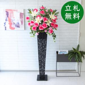 造花アレンジメント 高さ50cm / フラワー アレンジ 開店祝い 祝い花