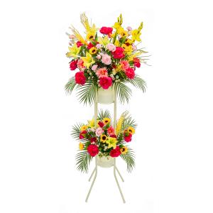 造花 祝い花 開店花 スタンド花 アレンジ 開...の詳細画像1