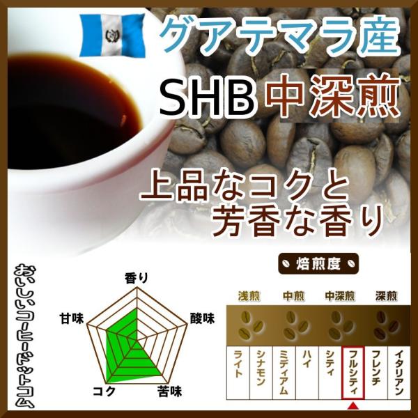 コーヒー豆 グアテマラ コーヒー SHB 中深煎 豆のまま 500g Qグレード スペシャルティコー...