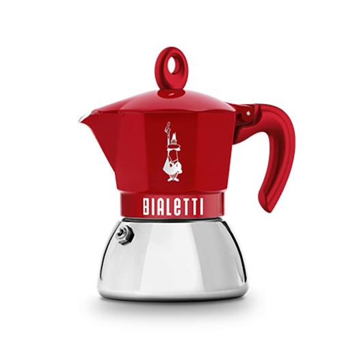 BIALETTI ビアレッティ モカインダクション エクスクルーシブ 4カップ レッド 9070