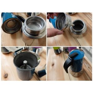 Pezzetti ペゼッティ 直火式コーヒーメーカー ステンレスライトパープル 2cup ラッピング不可商品 注目ブランド