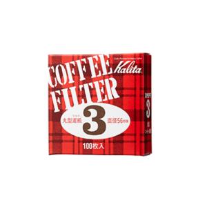 Kalita カリタ 丸型ろ紙１００枚入＃３｜0141coffee