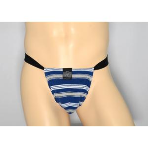 黒猫ニット　ボーダー105　紺グレー　男性用下着　サポーターパンツ