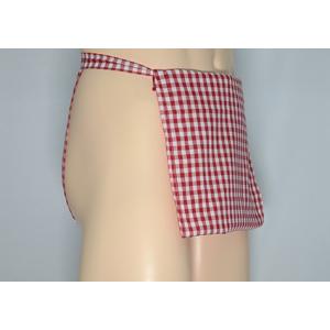 四谷越中　ギンガムチェック中　赤