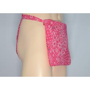 四谷越中　ペイズリー　ピンク