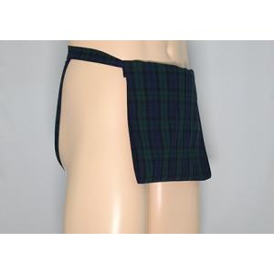 四谷越中　タータンチェック緑