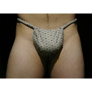 六尺　褌　麻の葉　白　男性用下着　パンツ