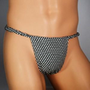 六尺　褌　籠目　黒　男性用下着　パンツ