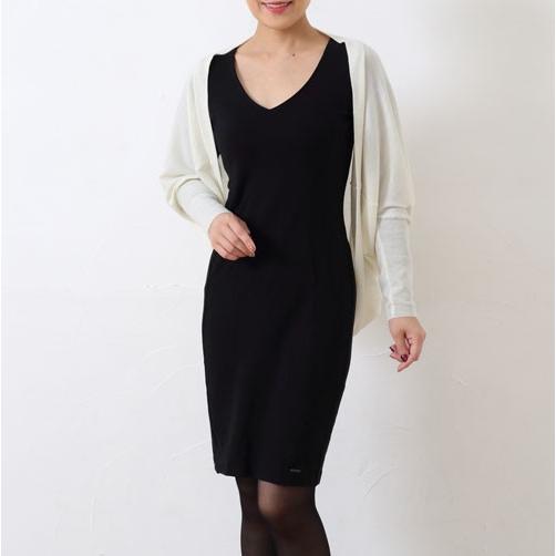 メリノウール　サークルライン　カーディガン