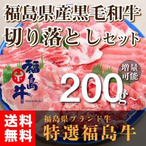 黒毛和牛 和牛 牛肉 切り落とし 訳あり 肉 A5 A4 等級 国産 銘柄 福島牛