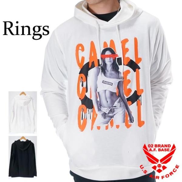 アウトレットセール!!リングス オマージュアート スウェットプルパーカー メンズ RINGS 110...