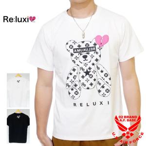 アウトレットセール!!リラクシー 発砲リラクマ プリント 半袖Tシャツ ユニセックス 新作2022年モデル Re:luxi 122551｜02brand