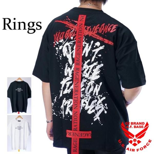 アウトレットセール!!リングス Bigシルエット 半袖Tシャツ メンズ RINGS 129780