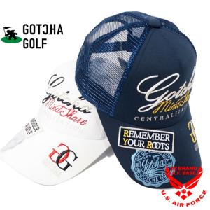 ガッチャゴルフ ベーシック ワッペンロゴ刺繍 メッシュキャップ 帽子 ユニセックス 新作2024年モデル GOTCHA GOLF 242gg8702｜02brand